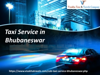 Taxi Service in Bhubaneswar | visakhatravels.com