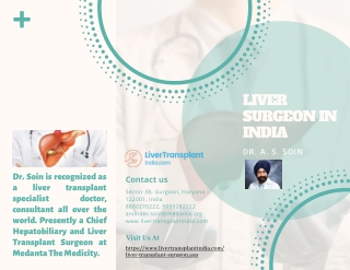 One of The Best Liver Surgeon in India