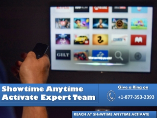 Simple Steps To Activate Showtime Anytime On Roku