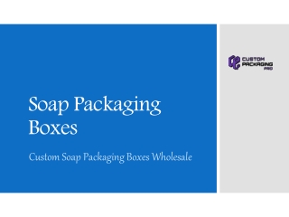 Soap Packaging Boxes