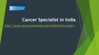 Cancer Specialist in India
