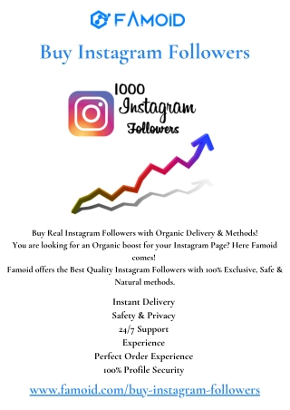 Buy Instagram Followers - Famoid