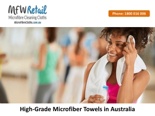 High-Grade Microfiber Towels in Australia