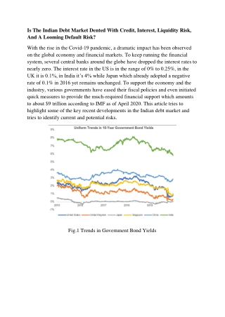 Is The Indian Debt Market Dented With Credit, Interest, Liquidity Risk, And A Looming Default Risk?