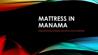 Mattress in Manama