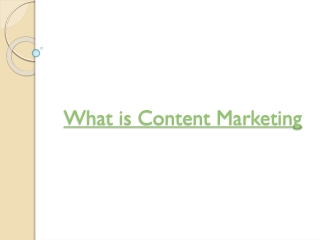 what is content marketing