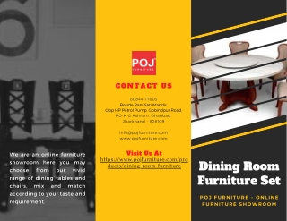 Buy Dining Room Furniture Set Online