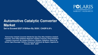 Automotive Catalytic Converter Market By Type (Two-Way Oxidation Catalytic Converter, Three-Way Oxidation-Reduction Cata