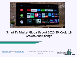 2020 Smart TV Market Share, Restraints, Segments And Regions