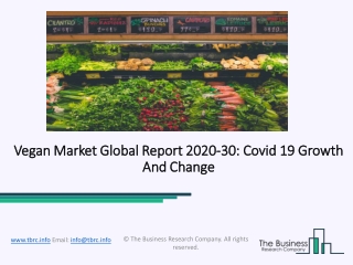 Vegan Market Trends, Market Share, Industry Size, Opportunities, Analysis and Forecast to 2030