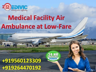 Take ICU Based Air Ambulance Service in Patna with Doctor