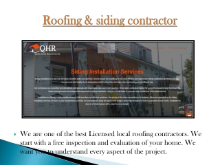 Roofing company’s near me