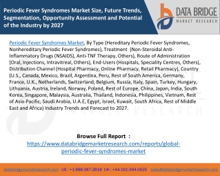 Periodic Fever Syndromes Market Size, Future Trends, Segmentation, Opportunity Assessment and Potential of the Industry