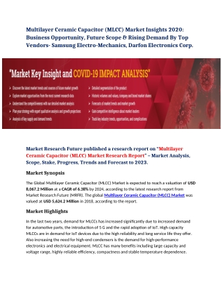 Multilayer Ceramic Capacitor (MLCC) Market