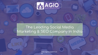 Agio: The Leading Social Media Marketing & SEO Company In India