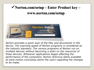 Norton.com/setup | Norton Antivirus Programs | www.norton.com/seup