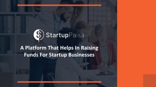 Startup Paisa: A Platform That Helps In Raising Funds For Startup Businesses
