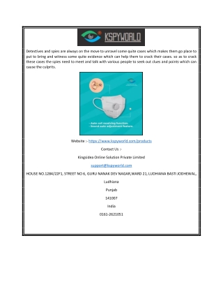 Latest Spy Exam Cheating Device | Kspyworld.com