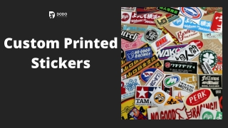 Custom Printed Stickers Packaging | Get The Best Packaging Services