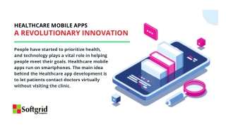 Healthcare Mobile Apps - A Revolutionary Innovation