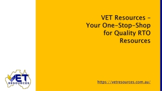 VET Resources – Your One-Stop-Shop for Quality RTO Resources