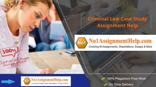 Criminal Law case Study Assignment