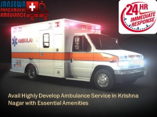 Select Medically Equipped Ambulance Service in Krishna Nagar