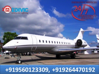 Hire Superior Air Ambulance in Kolkata at Low-Fare by Medivic Aviation