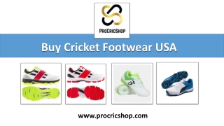 Buy Cricket Footwear USA