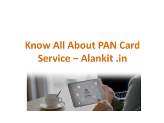 What is PAN Card Know all about Pan card - Pan Card News