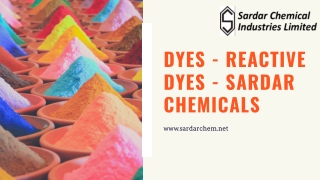 Dyes - Reactive Dyes - Sardar Chemicals