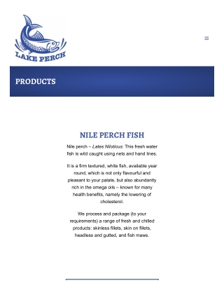 Lake-Perch - The Best Nile Perch in Victoria