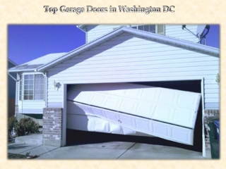 Top Garage Doors in Washington DC