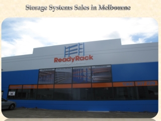 Storage Systems Sales in Melbourne