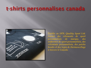 t-shirt personnalise montreal