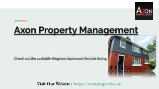 Kingston Apartment Rentals