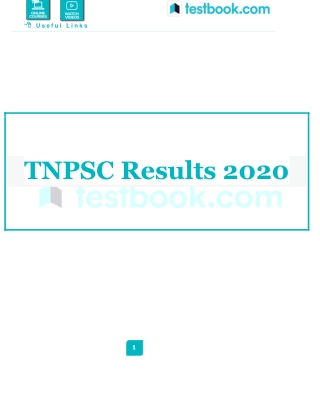 TNPSC Results