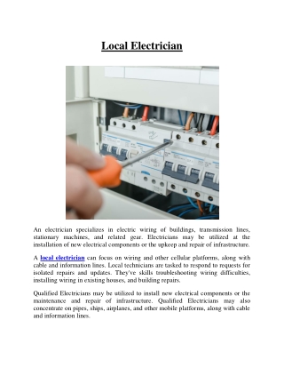 Local Electrician
