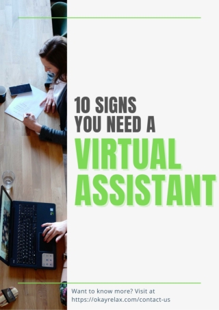 10 Signs You Need a Virtual Assistant