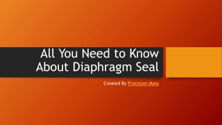 All You Need to Know About Diaphragm Seal