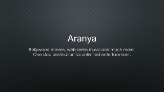 Watch Aranya Online in Full HD on Eros Now