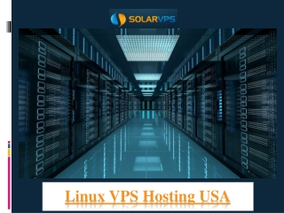 Linux VPS Hosting USA