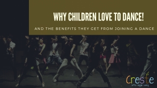 Why children love to dance!