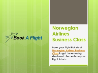 Norwegian Airlines Business Class