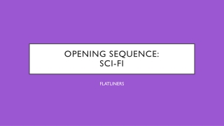 opening sequence - scifi