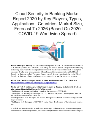 Cloud Security In Banking Market Report 2020 By Key Players, Types, Applications, Countries, Market Size, Forecast To 20