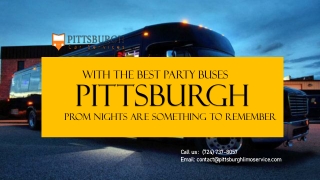 With the Best Party Buses Pittsburgh Prom Nights Are Something to Remember