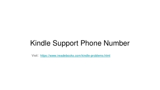 Kindle Support Phone Number @  1-877-855-0855 Ireadebooks
