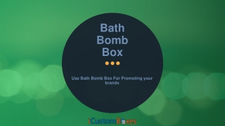 Customize Bath Bomb Box On Wholesale Rates