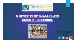 5 Benefits of Small Class Sizes in Preschool